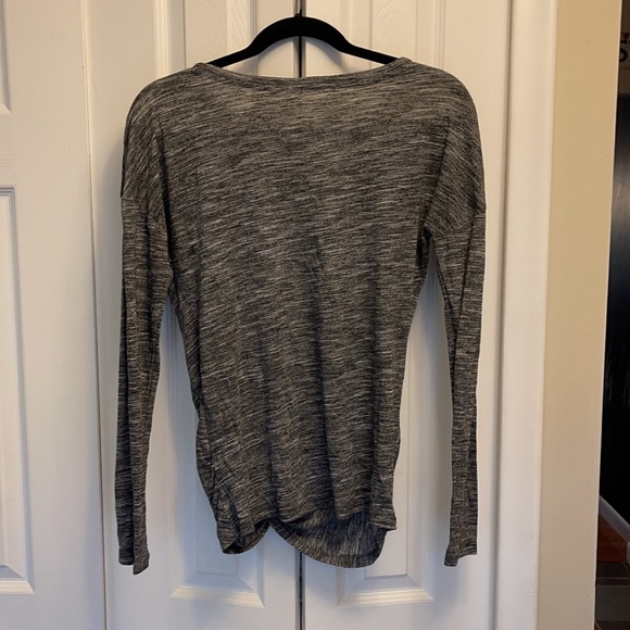 Athleta front tie long sleeve tee - small - Picture 6 of 7